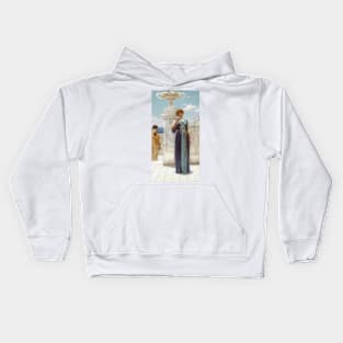 The Engagement Ring by John William Godward Kids Hoodie